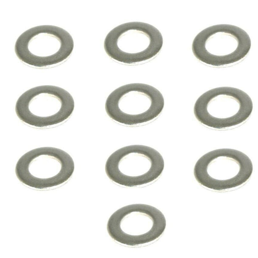 ZSPEC M8 Flat Washers, SUS304 Stainless, 10-Pack