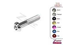 ZSPEC M8-1.25x45mm Dress Up Bolt® Fastener, Angled Head, Titanium Grade-5, Per Each