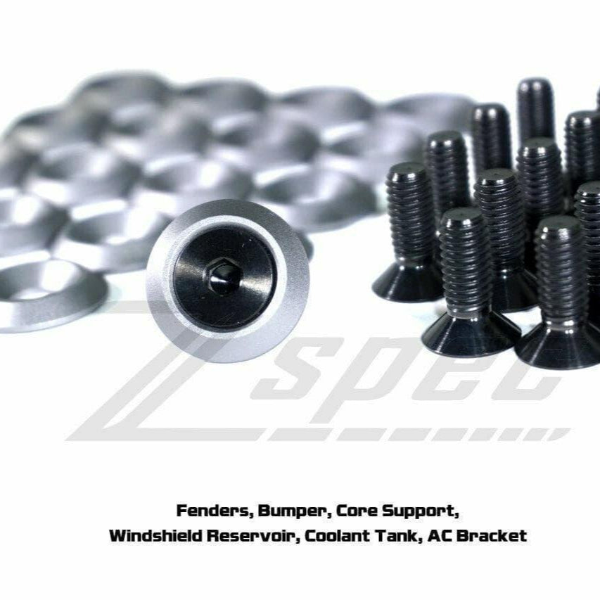 ZSPEC Stage-3 Dress Up Bolts® Fastener Kit for '03-15 Scion xB, Titanium & Billet