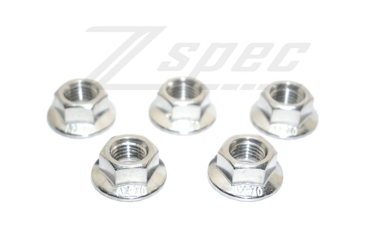 ZSPEC M6-1.0 Metric Flare Nuts, SUS304 Stainless, 10-Pack
