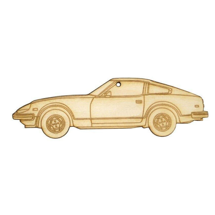 ZSPEC Laser-Engraved Wood Ornament, Style: Datsun 280zx, Birch