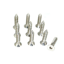 ZSPEC M6x30mm Coarse Flat-Head FHSC Fasteners, Stainless, 10-Pack