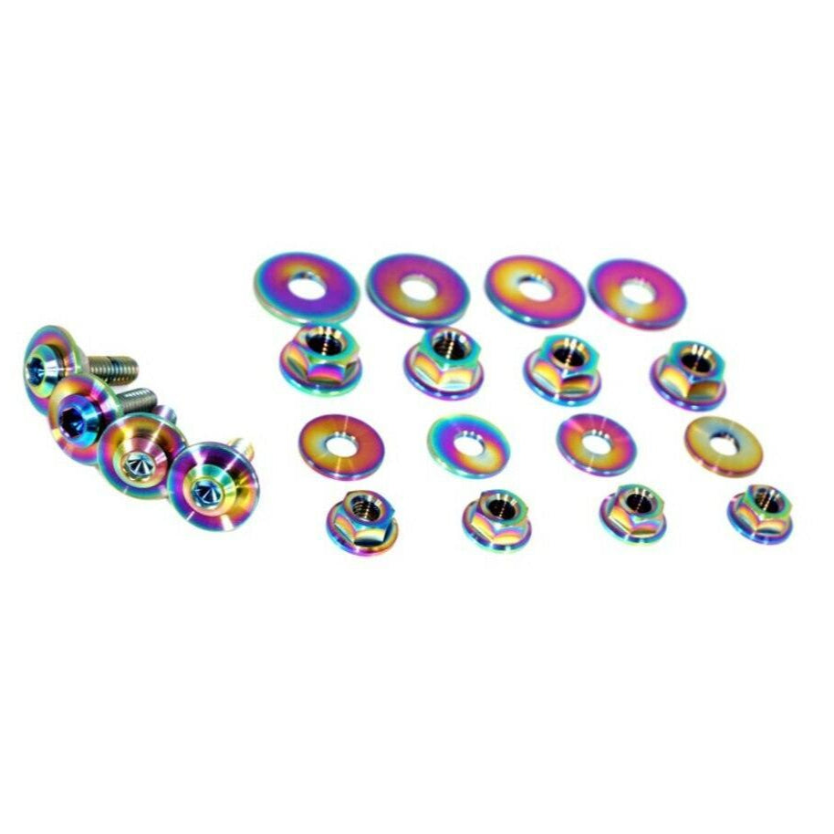 ZSPEC Hood Hinges/Latches/Catches Fasteners for '20+ Toyota Supra MKV GR A90, Titanium