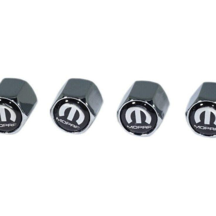 Chrome Valve Stem Tire Caps, Style: MOPAR