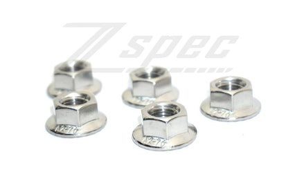 ZSPEC M6-1.0 Metric Flare Nuts, SUS304 Stainless, 10-Pack