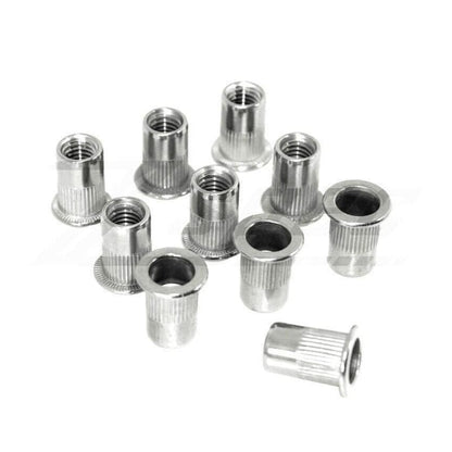 ZSPEC M8-1.25 Rivet Nuts, SUS304 Stainless Steel, 10-Pack