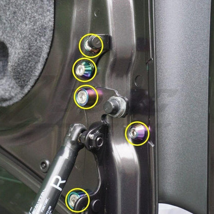 ZSPEC Trunk-Area Fastener Kit for '07-13 Mitsubishi Lancer EVO 10, Stainless & Billet