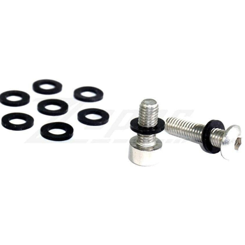 ZSPEC M5 Silicone Flat Washers for SHSC or Button-Head Bolts, 10-Pack