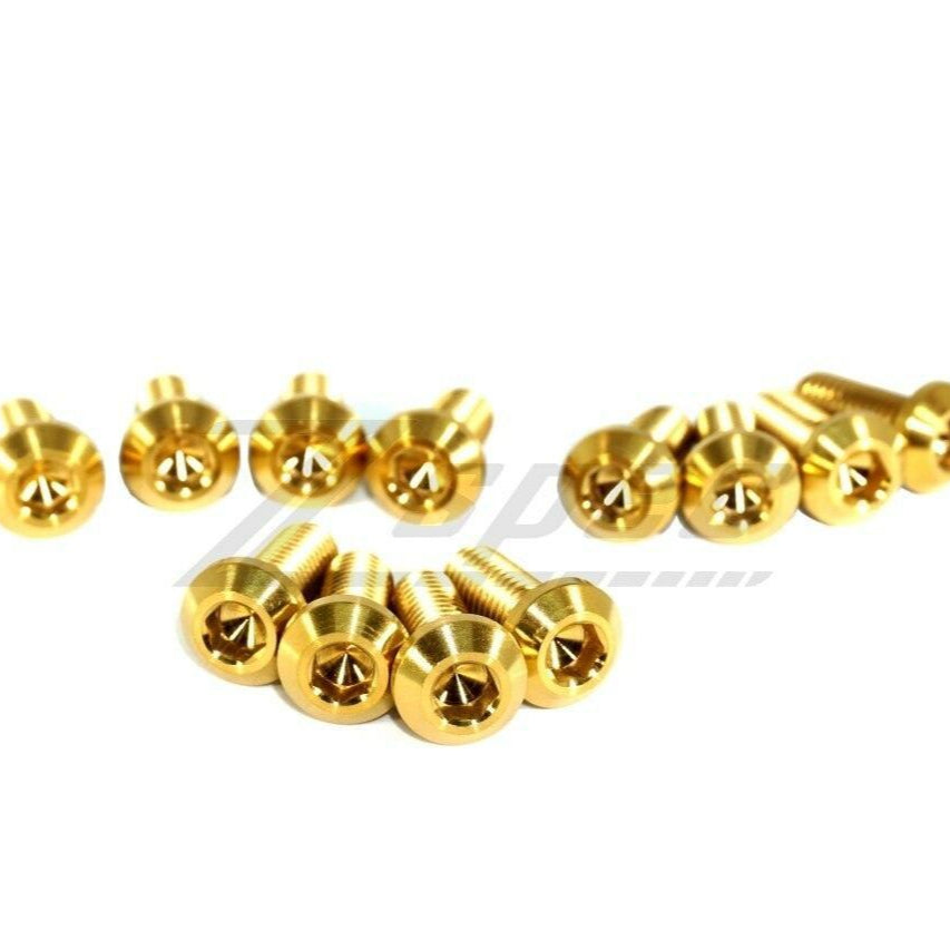 ZSPEC Coil Brackets Dress Up Bolts® Fastener Kit for 300zx Z32, Titanium