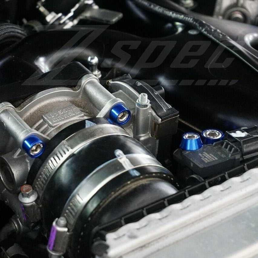 ZSPEC Stage-1 Dress Up Bolts® Fastener Kit for '17-20 Infiniti Q50/Q60 VQ & VR, Stainless & Billet