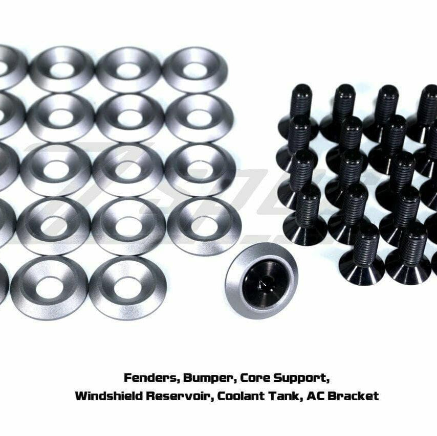 ZSPEC Stage-3 Dress Up Bolts® Fastener Kit for '03-15 Scion xB, Titanium & Billet