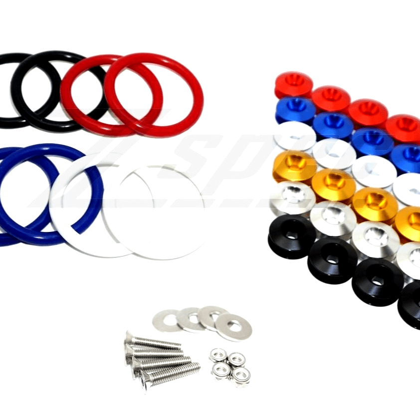 ZSPEC Quick Release Bumper Fastener Kit w/GOLD Catches & Colored Bands