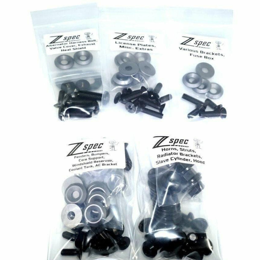 ZSPEC Stage-3 Dress Up Bolts® Fastener Kit for '03-15 Scion xB, Titanium & Billet