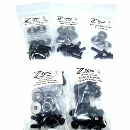 ZSPEC Stage-3 Dress Up Bolts® Fastener Kit for '03-15 Scion xB, Titanium & Billet