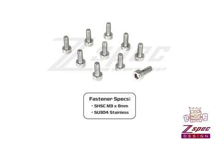 ZSPEC M3-0.5x8mm Fasteners, SHSC, Stainless SUS304, 10-Pack