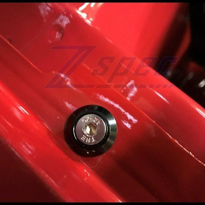 ZSPEC Stage-2 Dress Up Bolts® Fastener Kit for '87-93 Ford Mustang V8 Fox-Body, Stainless & Billet