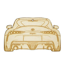 ZSPEC Laser-Engraved Wood Ornament, Style: Toyota Supra MK5, Birch