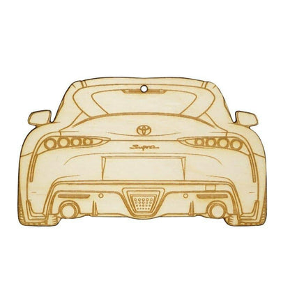 ZSPEC Laser-Engraved Wood Ornament, Style: Toyota Supra MK5, Birch