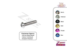 ZSPEC M5-0.8x25mm Dress Up Bolt® Fastener, Angled Head, Titanium Grade-5, Per Each