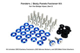 ZSPEC Fenders/Body Panels Fasteners for '03-06 Dodge Viper V10 Gen 3, Stainless & Billet