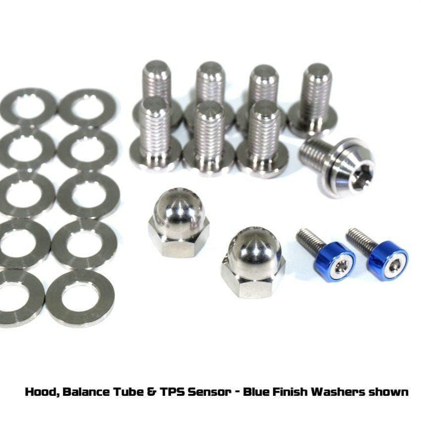 ZSPEC Stage-2 Dress Up Bolts® Kit for Nissan 300zx Z32, Titanium & Billet