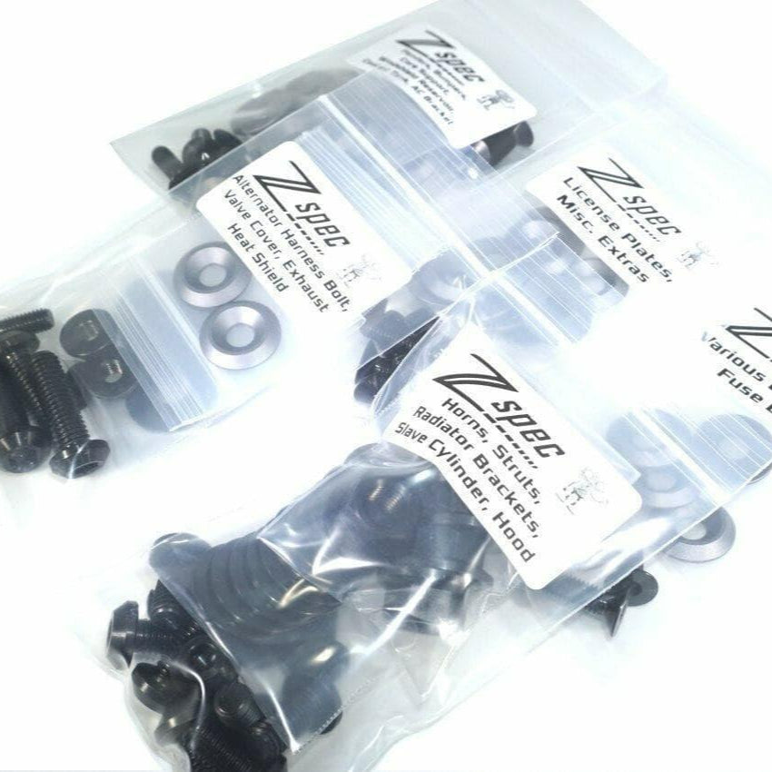 ZSPEC Stage-3 Dress Up Bolts® Fastener Kit for '03-15 Scion xB, Titanium & Billet