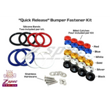 ZSPEC Quick Release Bumper Fastener Kit w/BLUE Catches & Colored Bands