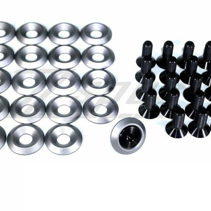 ZSPEC Stage-3 Dress Up Bolts® Fastener Kit for '03-15 Scion xB, Titanium & Billet