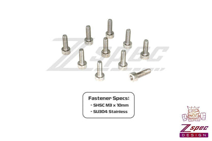 ZSPEC M3-0.5x10mm Fasteners, SHSC, Stainless SUS304, 10-Pack