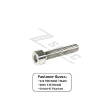 ZSPEC M5-0.8x25mm SHSC Fastener/Bolt, Socket Cap, Titanium Grade-5, Per Each