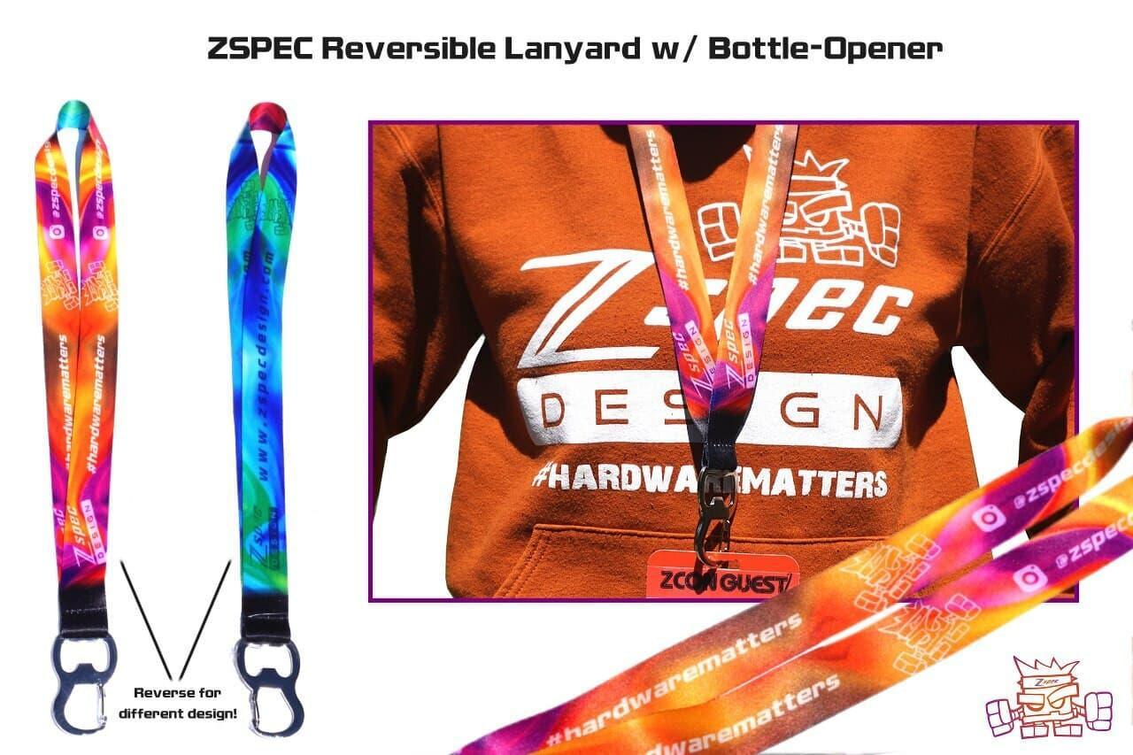 ZSPEC Design Lanyard w/ Bottle Opener, Reversible, Sold per Each