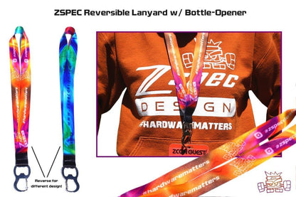 ZSPEC Design Lanyard w/ Bottle Opener, Reversible, Sold per Each