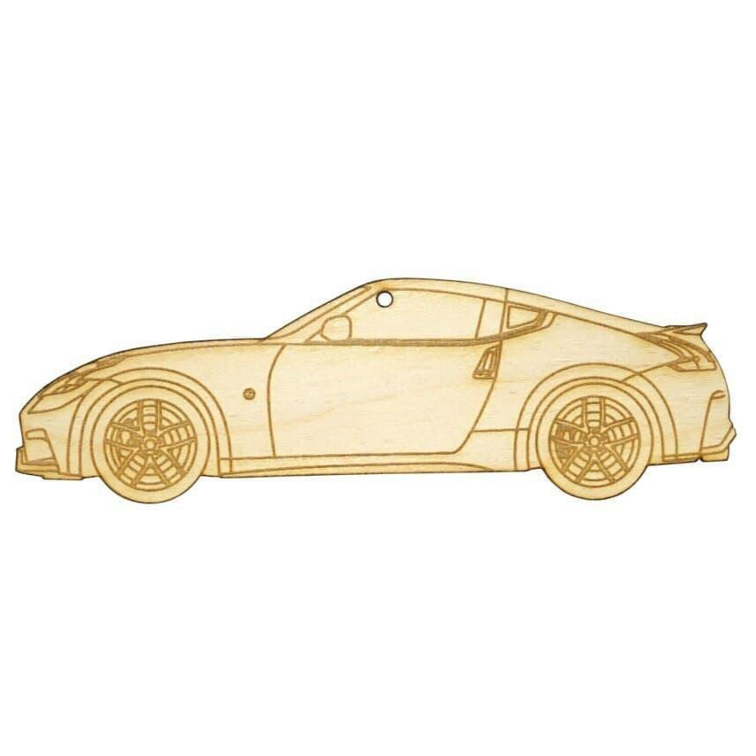 ZSPEC Laser-Engraved Wood Ornament, Style: Nissan 370z Z34 NISMO, Birch