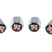 Chrome Valve Stem Tire Caps, Style: Nissan GTR/GT-R