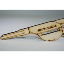 ZSPEC Laser-Engraved Birch Key Ornaments, Set of 4, Style: Nissan 300zx Z32, ~5-inch Wide