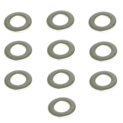 ZSPEC M6 Flat Washers, SUS304 Stainless, 10-Pack