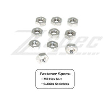 ZSPEC M3-0.5 Hex Nuts, Stainless SUS304, 10-Pack