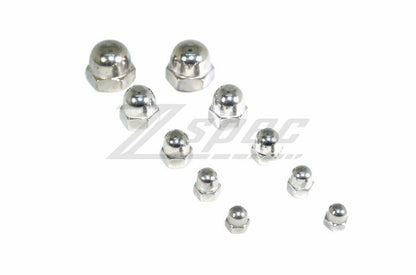 ZSPEC M4-0.7 Acorn Nuts, SUS304 Stainless Steel, 10-Pack