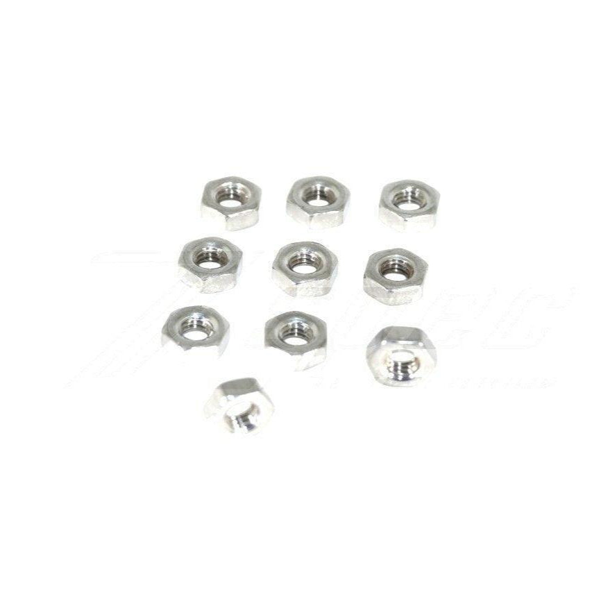 ZSPEC M3-0.5 Hex Nuts, Stainless SUS304, 10-Pack