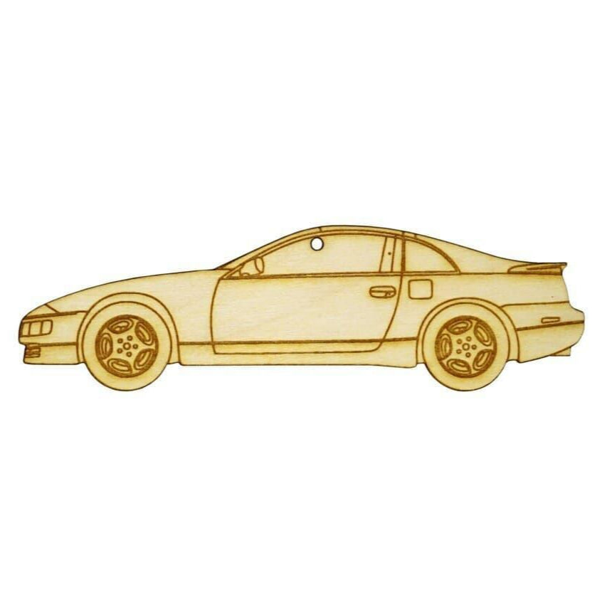 ZSPEC Laser-Engraved Wood Ornament, Style: Nissan 300zx Z32, Birch