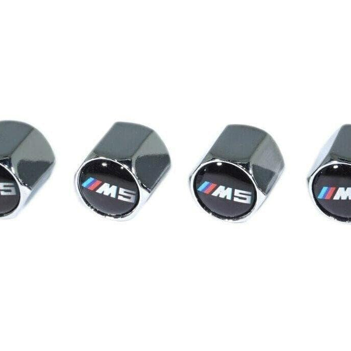 ZSPEC Chrome Valve Stem Tire Caps, Style: BMW M5