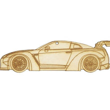 ZSPEC Laser-Engraved Wood Ornament, Style: Nissan R35 GTR Lib. Walk, Birch