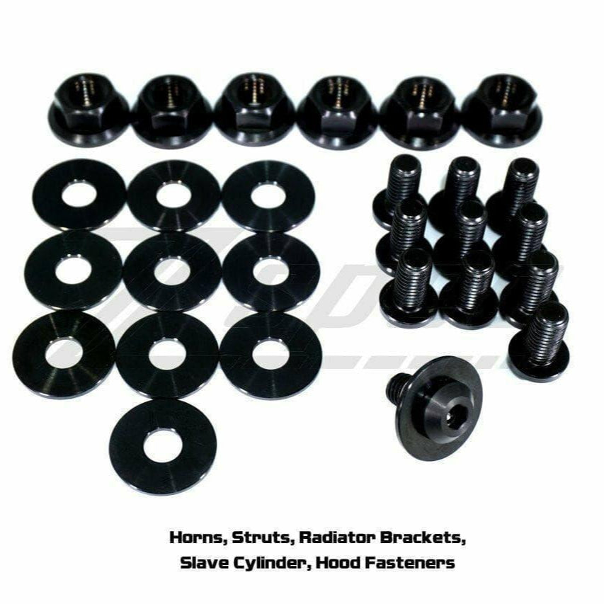 ZSPEC Stage-3 Dress Up Bolts® Fastener Kit for '03-15 Scion xB, Titanium & Billet