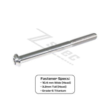 ZSPEC M6-1.0x70mm Dress Up Bolt® Fastener, Angled Head, Titanium Grade-5, Per Each