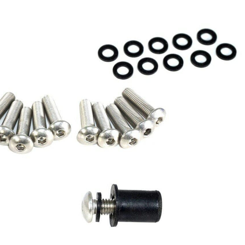 ZSPEC Button-Head Body Kit Fasteners, M5x20mm, Stainless, Per Each w/Well Nuts