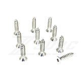 ZSPEC M5x20mm Coarse Flat-Head FHSC Fasteners, Stainless, 10-Pack
