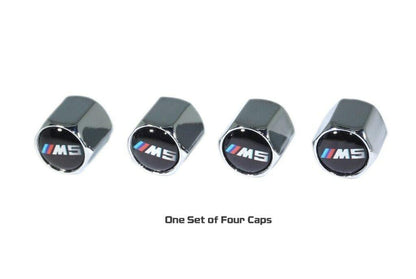 ZSPEC Chrome Valve Stem Tire Caps, Style: BMW M5