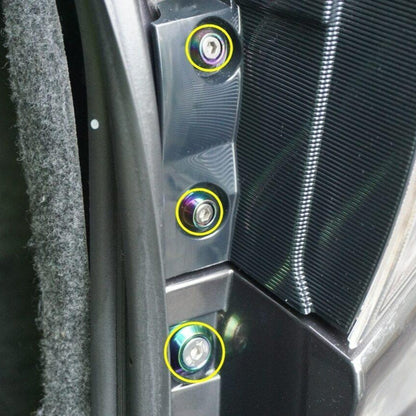 ZSPEC Trunk-Area Fastener Kit for '07-13 Mitsubishi Lancer EVO 10, Stainless & Billet