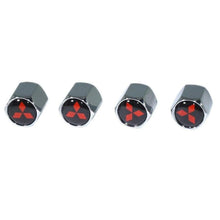 Chrome Valve Stem Tire Caps, Style: Mitsubishi