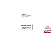 ZSPEC M4x12mm Coarse Socket-Cap SHSC Fasteners, Stainless, 10-Pack